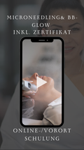 Microneedling & BB-Glow Schulung Online Schulung inkl. Zertifikat