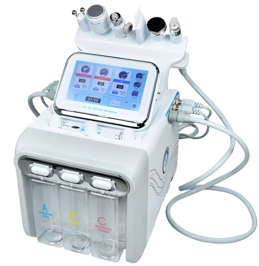 Hydrafacial Gerät 6-in-1 – Professionelle Hautpflege mit Wasserstoff & Sauerstoff